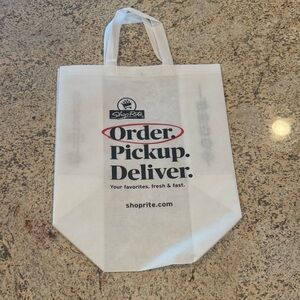 Bundle of 20 White Canvas Reusable Grocery Tote Bags